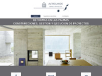 Altaguaide obras y proyectos website screenshot