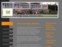 Fincas, bodas y catering Lucía & Joaquín website screenshot