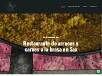 Website Screenshot Brasería Villa De Sax