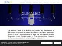 Website Screenshot CLIMALED BENIDORM
