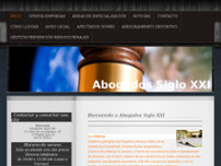 Abogados Siglo XXI website screenshot