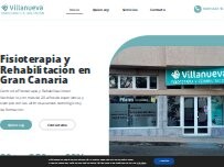 Website Screenshot Villanueva Fisioterapia y Rehabilitación