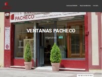 Website Screenshot Carpintería PVC Ventanas Pacheco