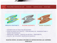 Buzoneto, repartos publictarios website screenshot