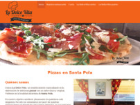 Screenshot for http://www.pizzerialadolcevita.es