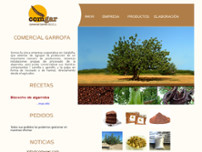 COMGAR COMERCIAL GARROFA website screenshot