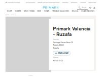 Website Screenshot Primark