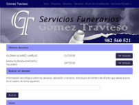 Screenshot for http://www.gomez-travieso.es/