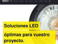 LEDBCN Iluminación website screenshot