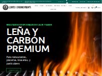 Website Screenshot Llenyes Polinya, Antes Carbon y Leña Sanchez Leal