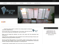 MASTER PVC website screenshot