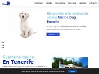 Website Screenshot Marina Dog