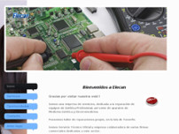 Electroservicios Canarios Elecan website screenshot