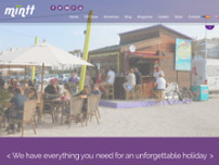 Mintt Beach Bar website screenshot