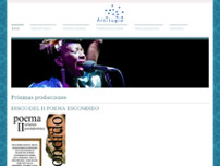Artilugio. Producción en Música y Espectáculos website screenshot