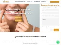Website Screenshot Clínica Dental Cunident