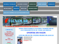 Tecnolar O Grove website screenshot