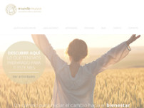 Mundo Mayra conciencia para el equilibrio website screenshot