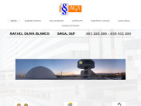 SAGA-Rafa Oliva website screenshot