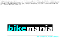 Bikemania website screenshot