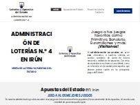 Website Screenshot Administración De Loterías N.º. 4