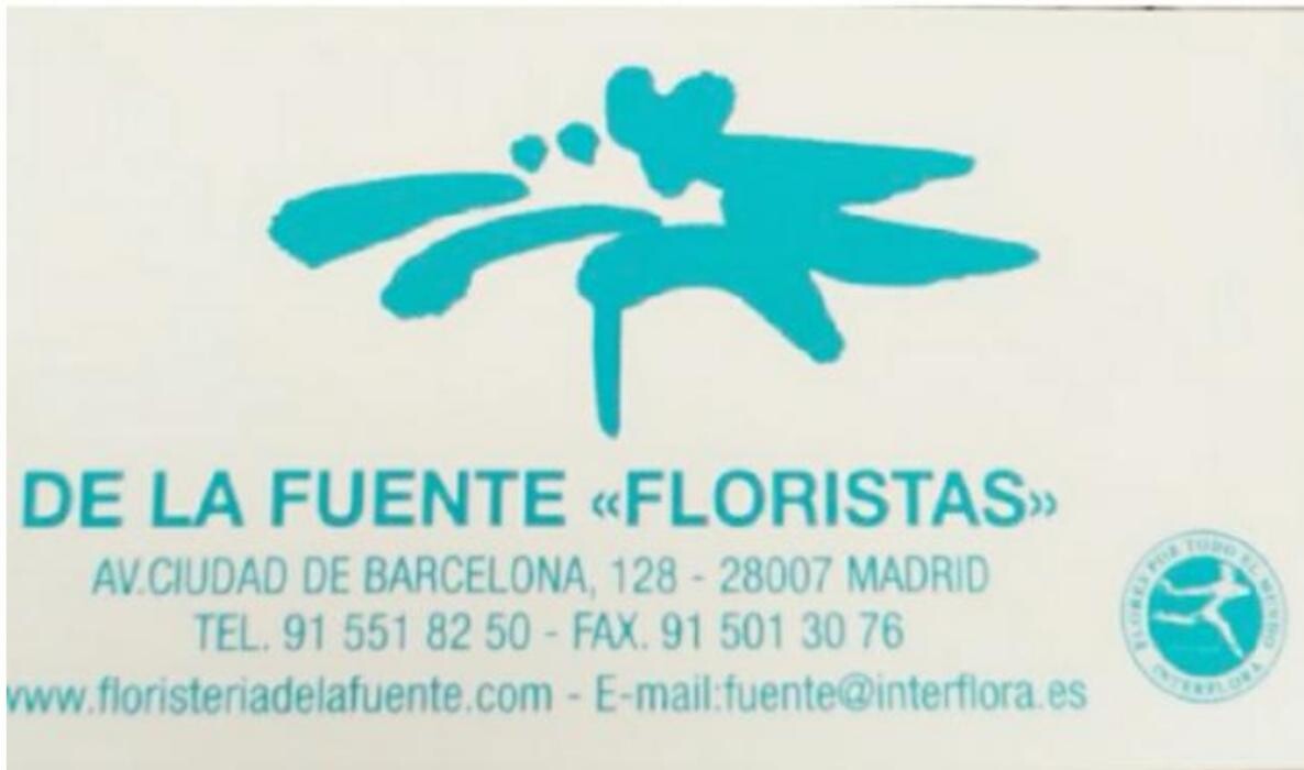 DE LA FUENTE Floristas Logo