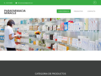 Screenshot for http://www.parafarmaciamiracle.com/