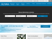 Altima Serveis Funeraris Integrals website screenshot