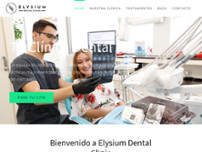 Elysium Dental website screenshot