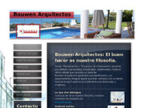 Bouwen Arquitectos website screenshot