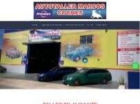 Website Screenshot Marcos Coches