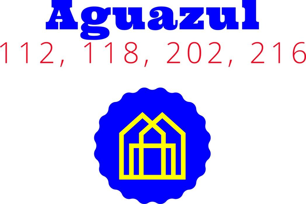 Aguazul 112, 118, 202, 216 Logo