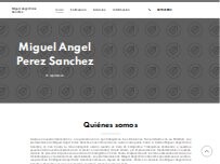 Website Screenshot Miguel Angel Perez Sanchez