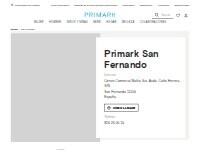 Website Screenshot Primark