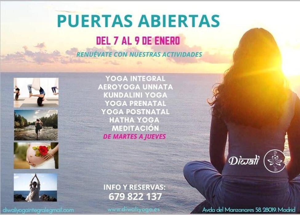 Images Diwali Yoga Madrid