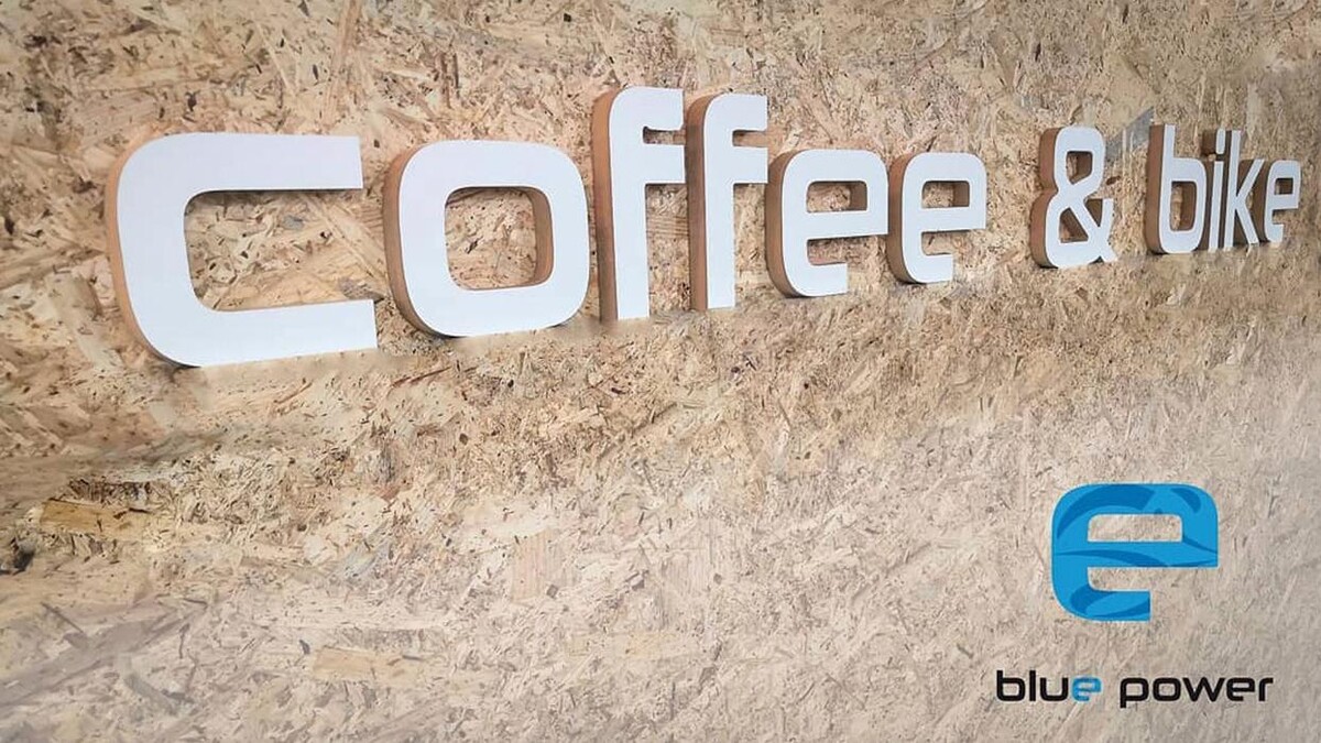 Images Coffee & Bike Blue Power