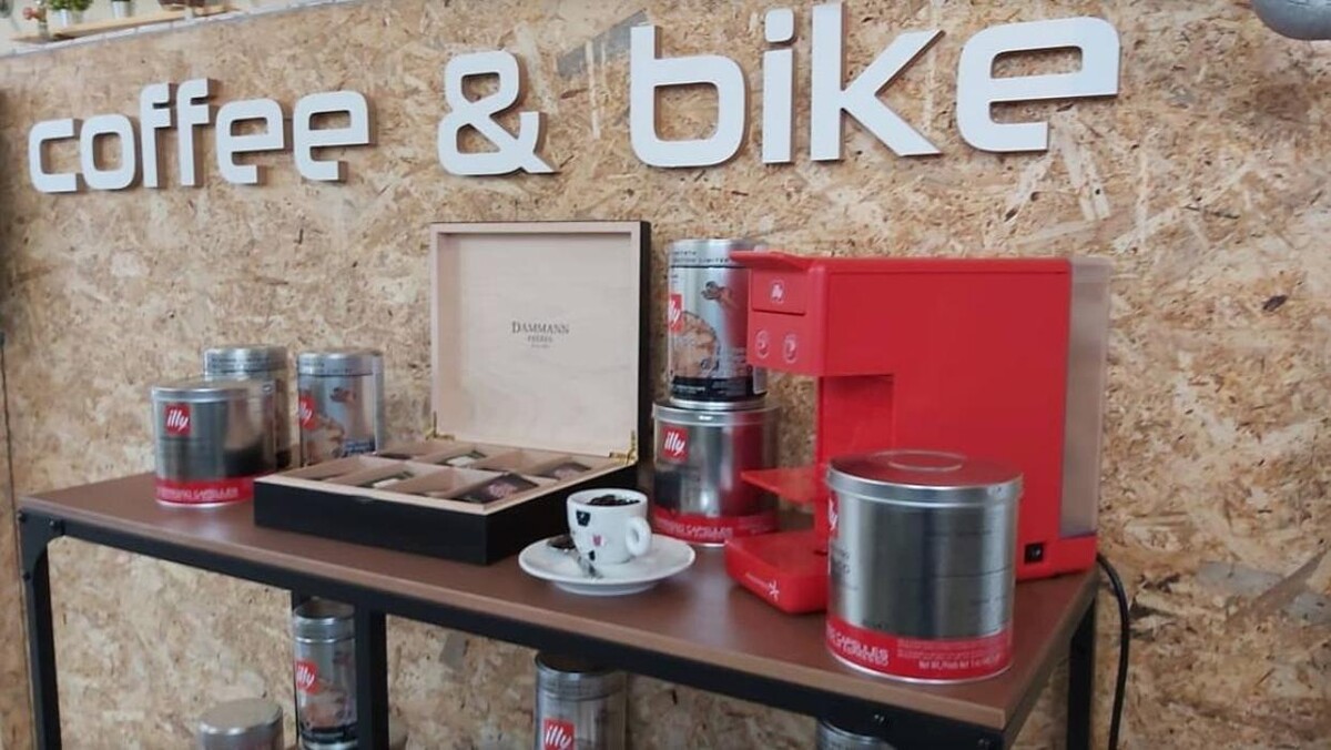 Images Coffee & Bike Blue Power