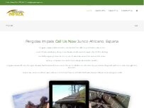Website Screenshot Pérgolas Impala