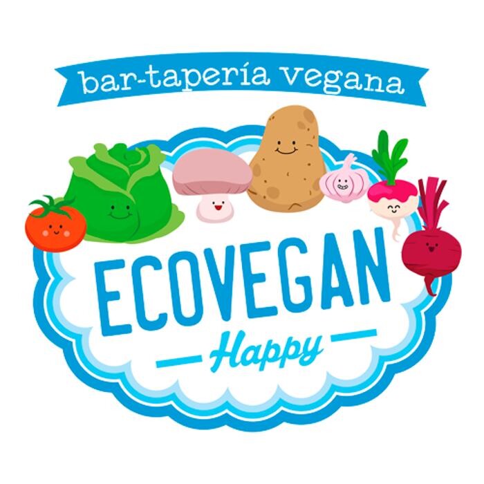 Ecovegan Happy Logo