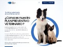 Website Screenshot Clínica Veterinaria Atlántico
