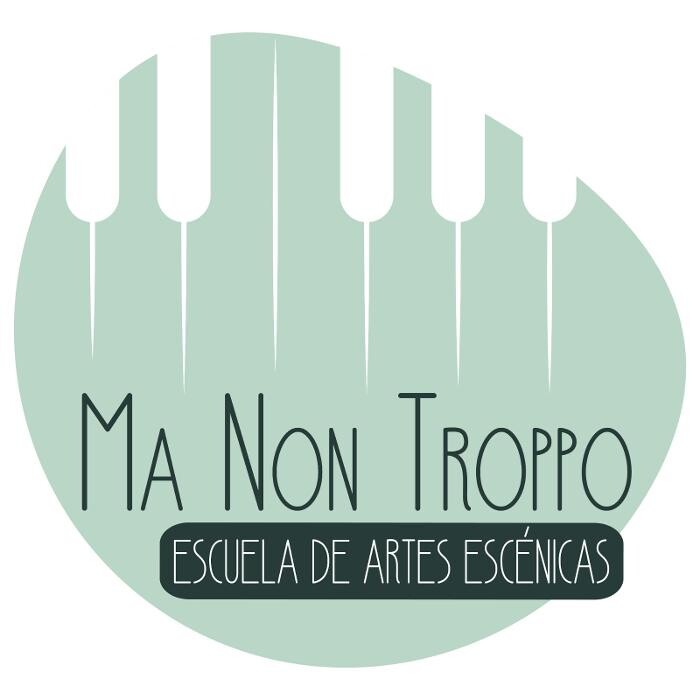 MA NON TROPPO, Escuela de artes escénicas Logo