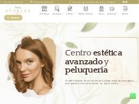 Website Screenshot Anakera Beauty