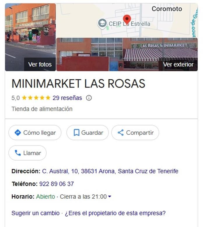 Images MiniMarket Las Rosas