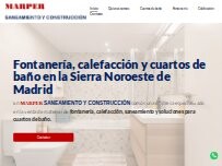 Website Screenshot Marper Saneamiento y Construcción