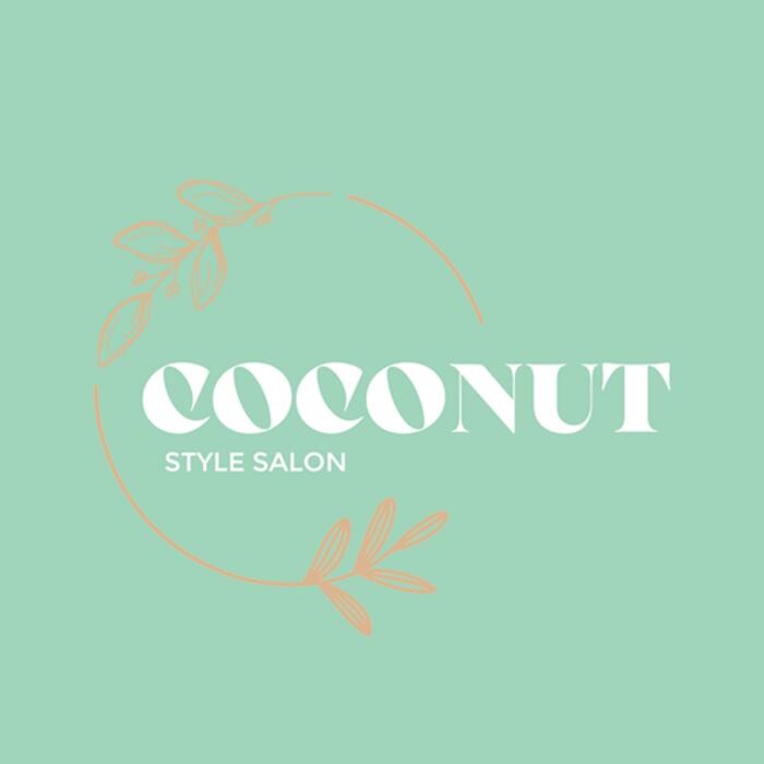 Coconut Style Hair Salon Logo