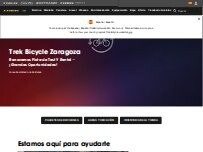 Website Screenshot Trek Bicycle Zaragoza
