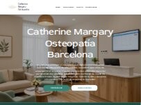Website Screenshot Catherine Margary Osteopatía