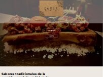 Website Screenshot Resto - Bar Camiri