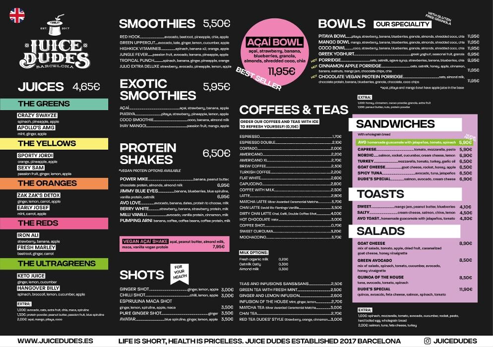 Images Juice Dudes- Açai Bowls, Juices & Healthy Brunch