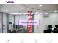 Website Screenshot Cristaleria Monduber